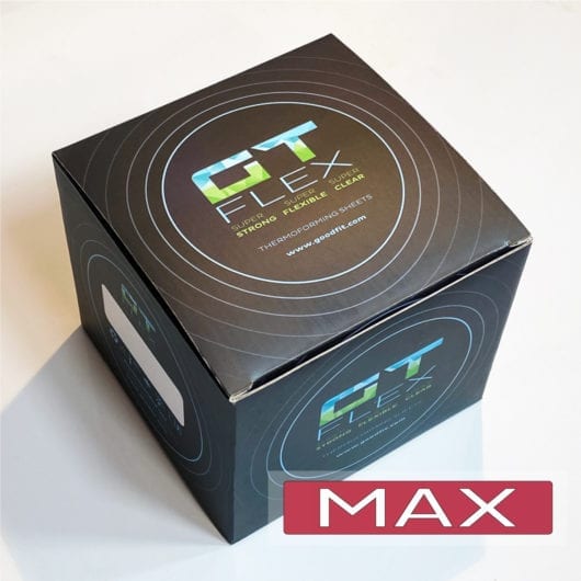 GT FLEX MAX Clear Aligner & Retainer Material - 100-Sheet Packs